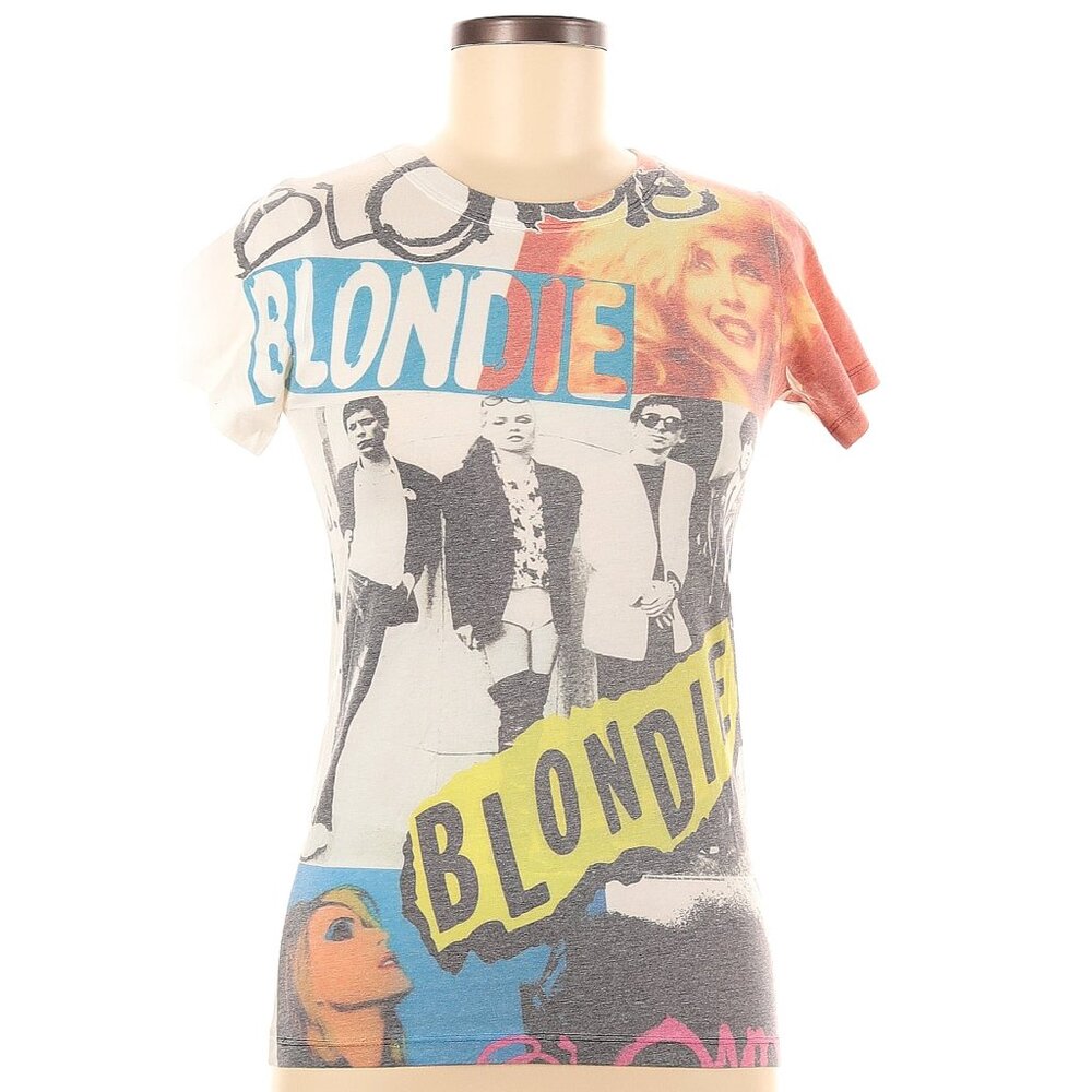 BLONDIE DEBBIE HARRY Vintage Tee Shirt Top RARE